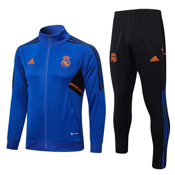 Trainingsanzug Real Madrid 2022-2023 Blau Schwarz